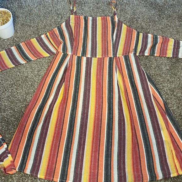 Tie Back Striped Cami Dress - Picture 4 of 5